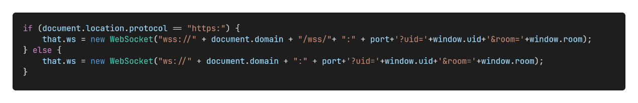知识付费直播间即时通讯使用websocket创建